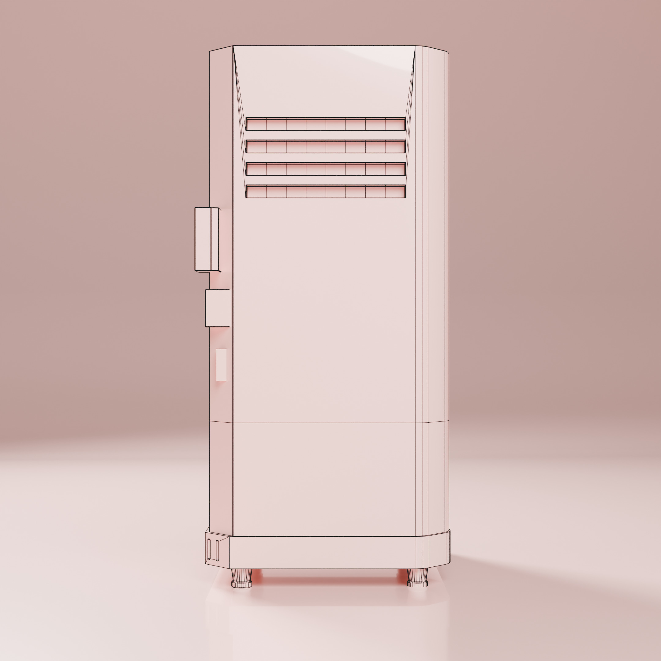 Futuristic Vending Machine Model 3D model_17