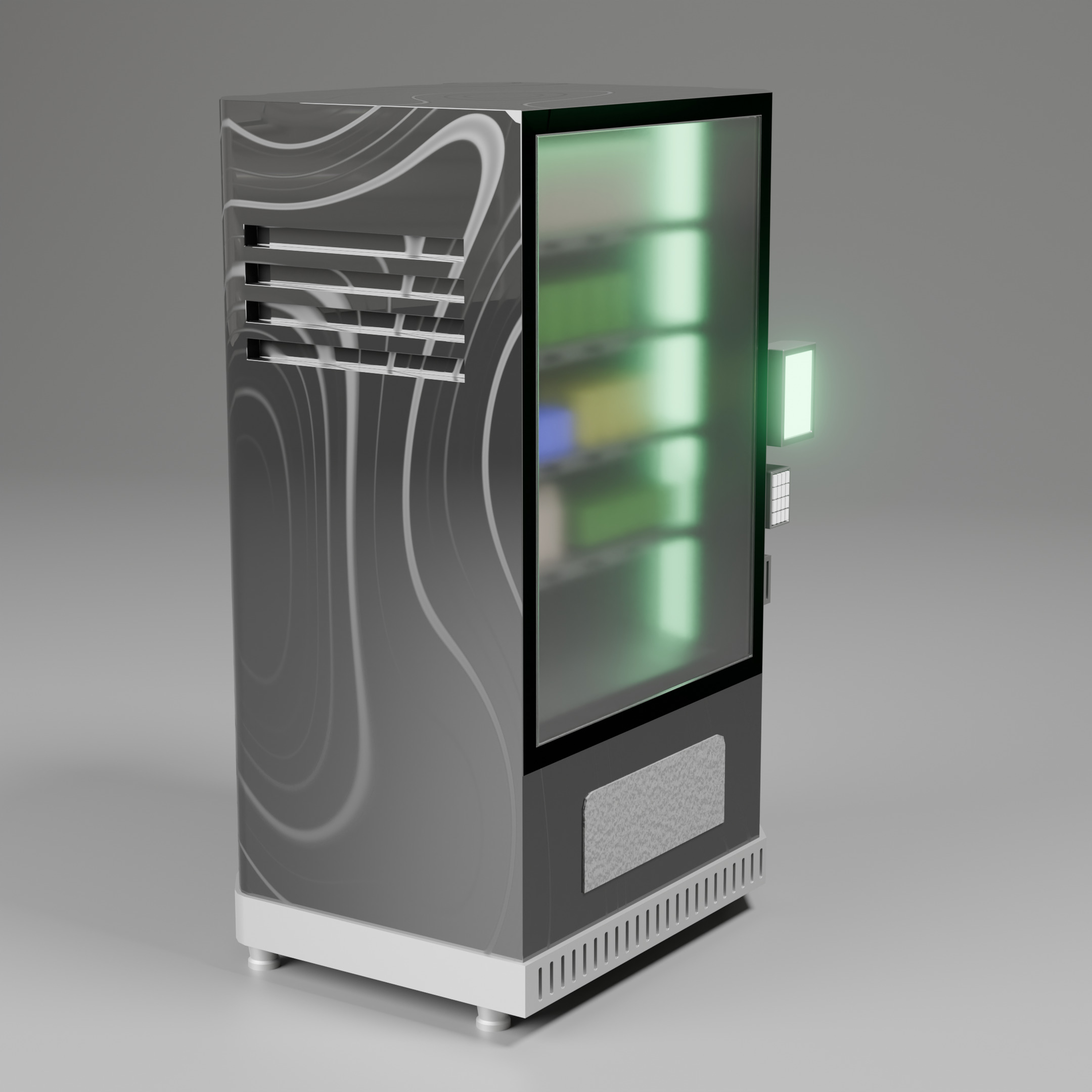 Futuristic Vending Machine Model 3D model_10