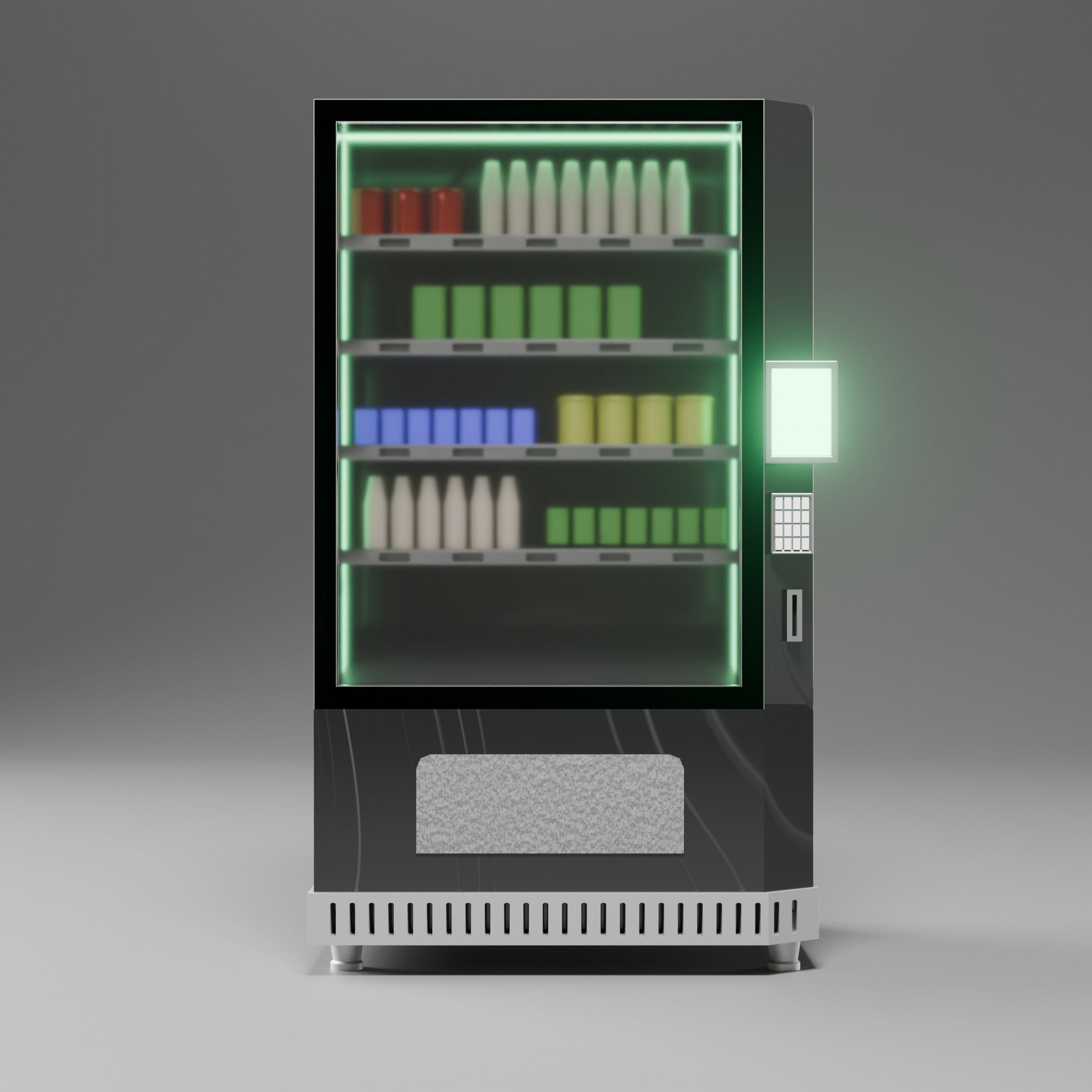 Futuristic Vending Machine Model 3D model_1