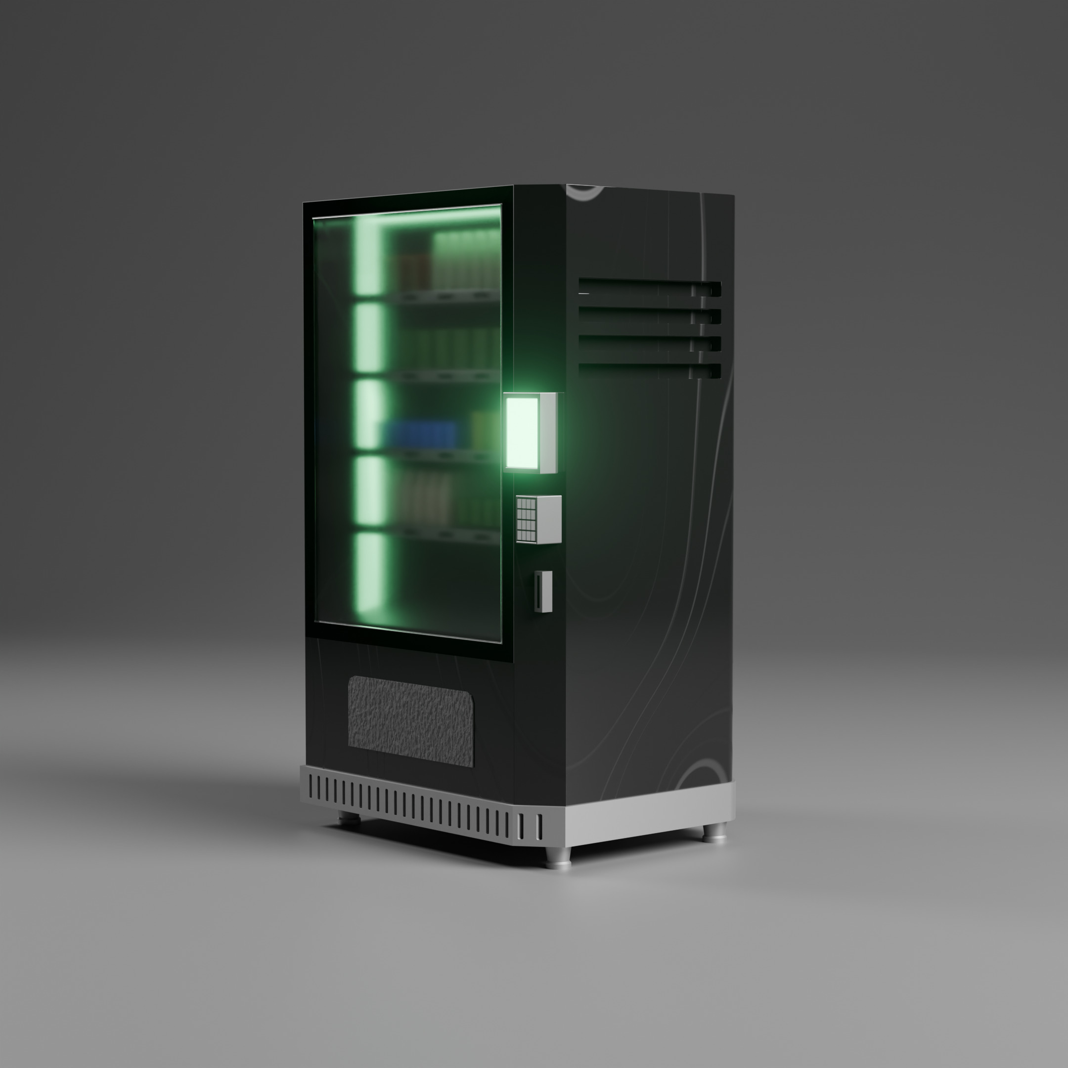 Futuristic Vending Machine Model 3D model_11