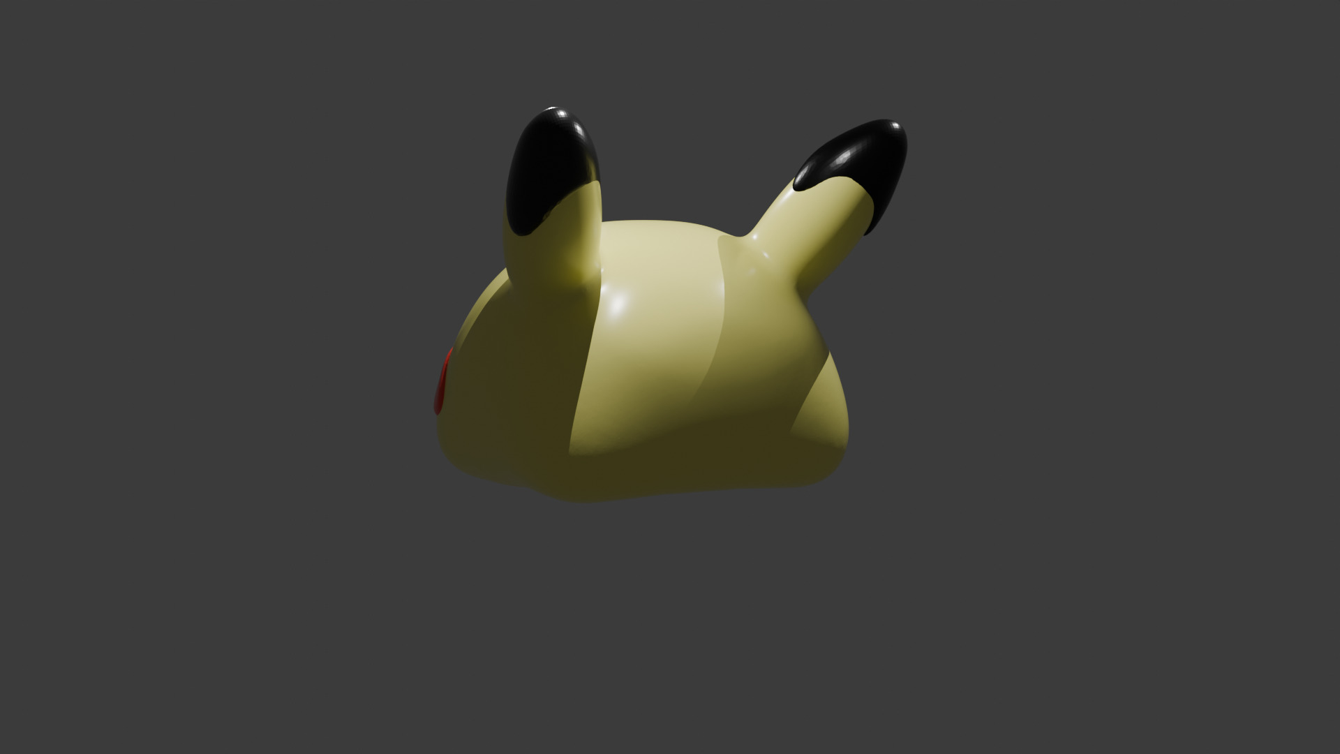 Pikachu Keycap 3D print model_2