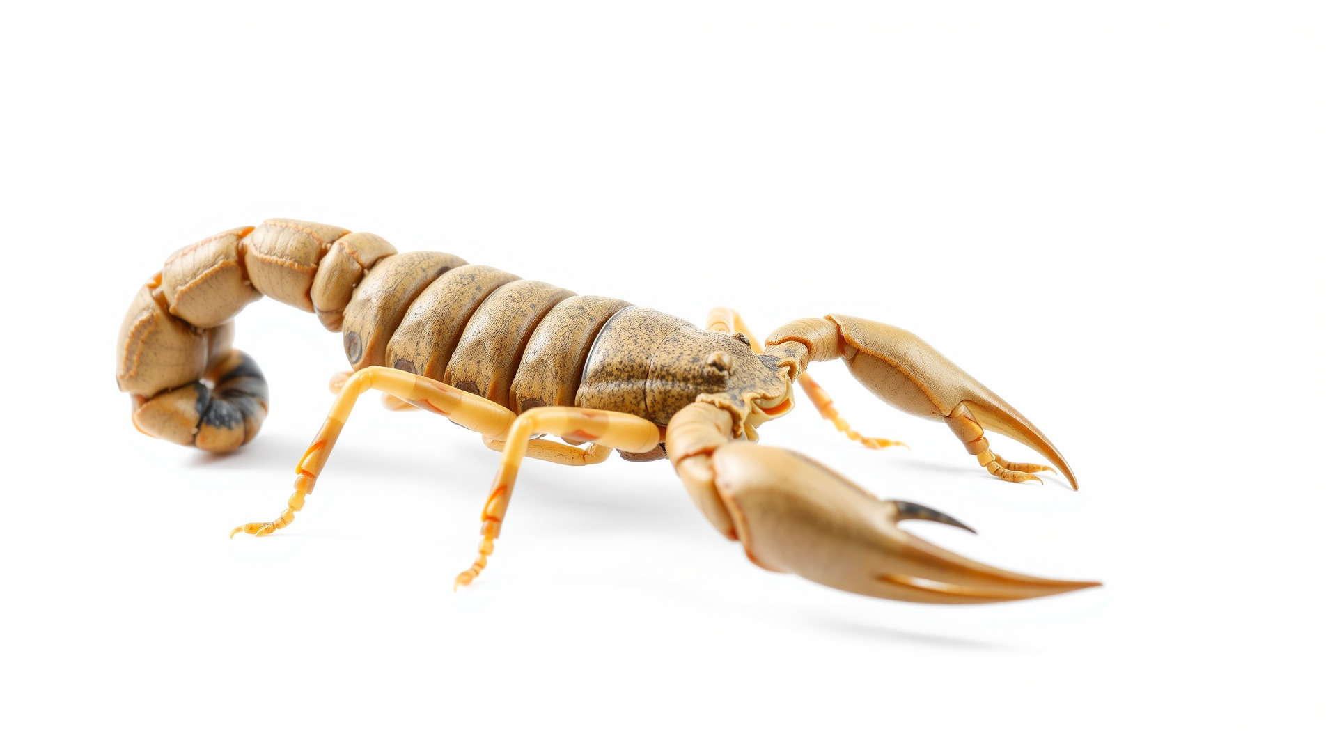 Desert Scorpion Guardian with Energetic Tail and Radar Eyes Low-poly 3D model_3