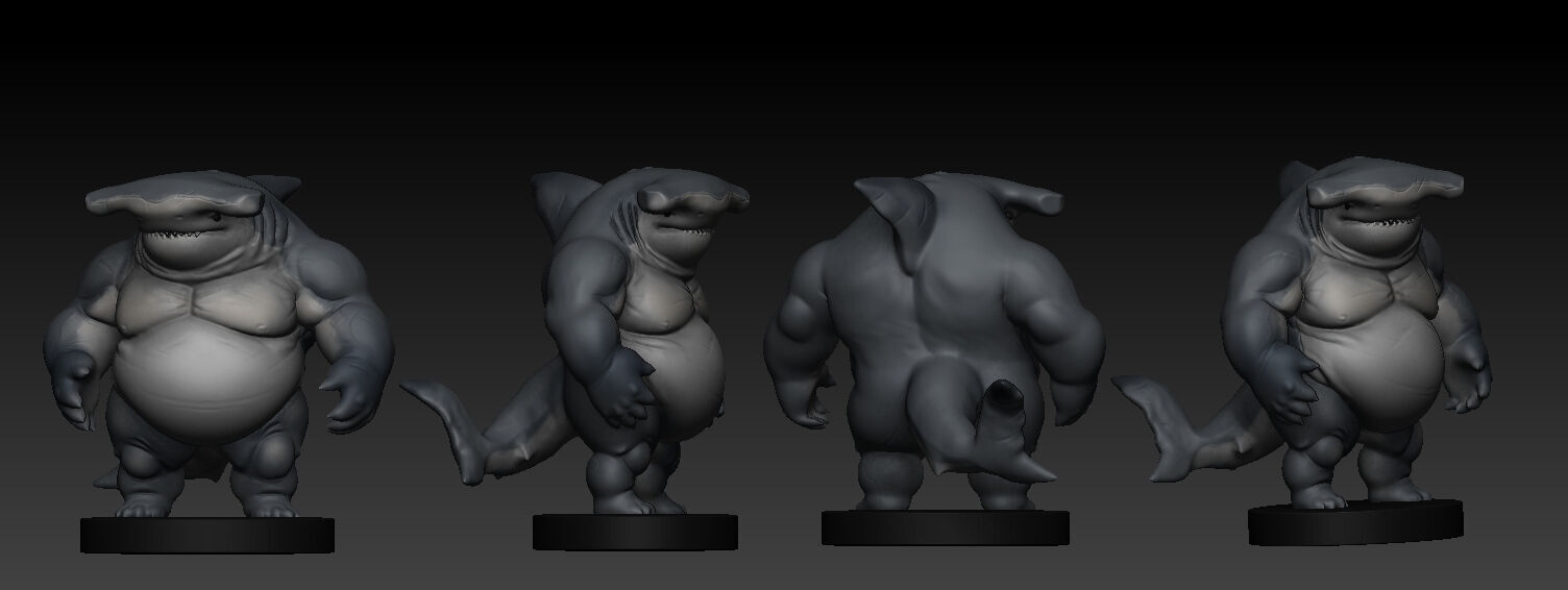 Cute Shark 3D print model_1
