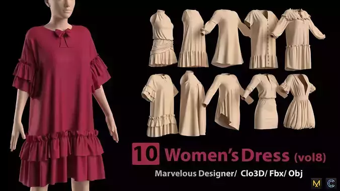 10 Womens Dress -vol8