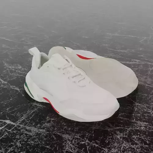 PUMA THUNDER SPECTRA WHITE 3D SHOES