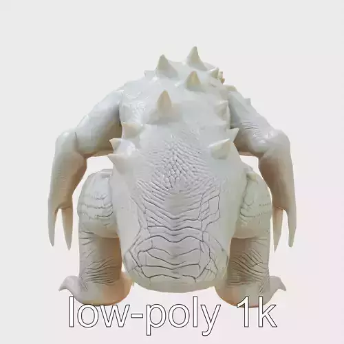 Glowing Slime Monster with Multiple Mouths