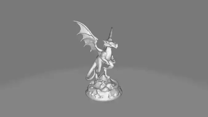 Dragon Figurine - 3D Printable Collectible Model