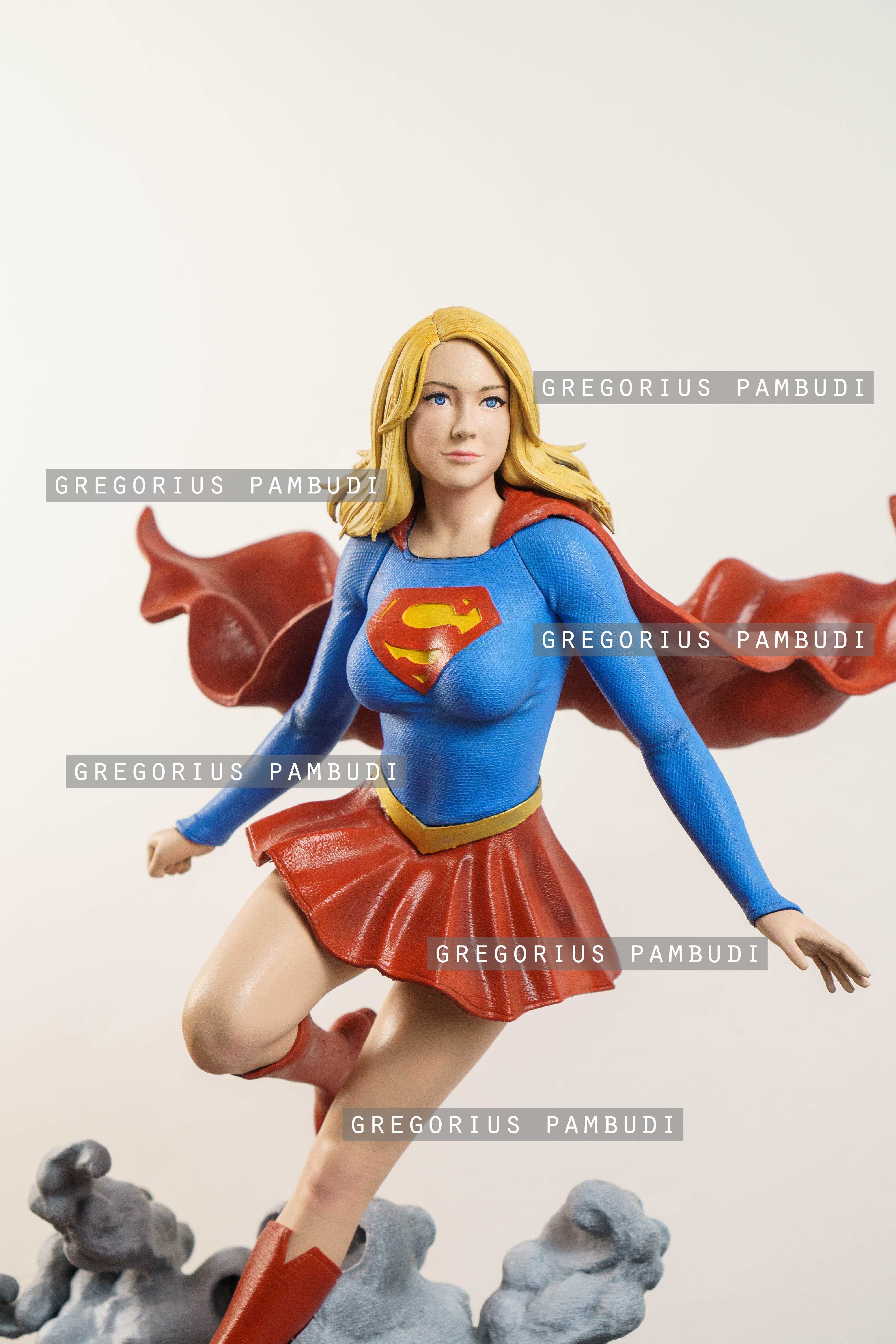 Supergirl Fan Art Statue 3d Printable 3D print model_18
