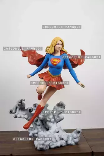 Supergirl Fan Art Statue 3d Printable