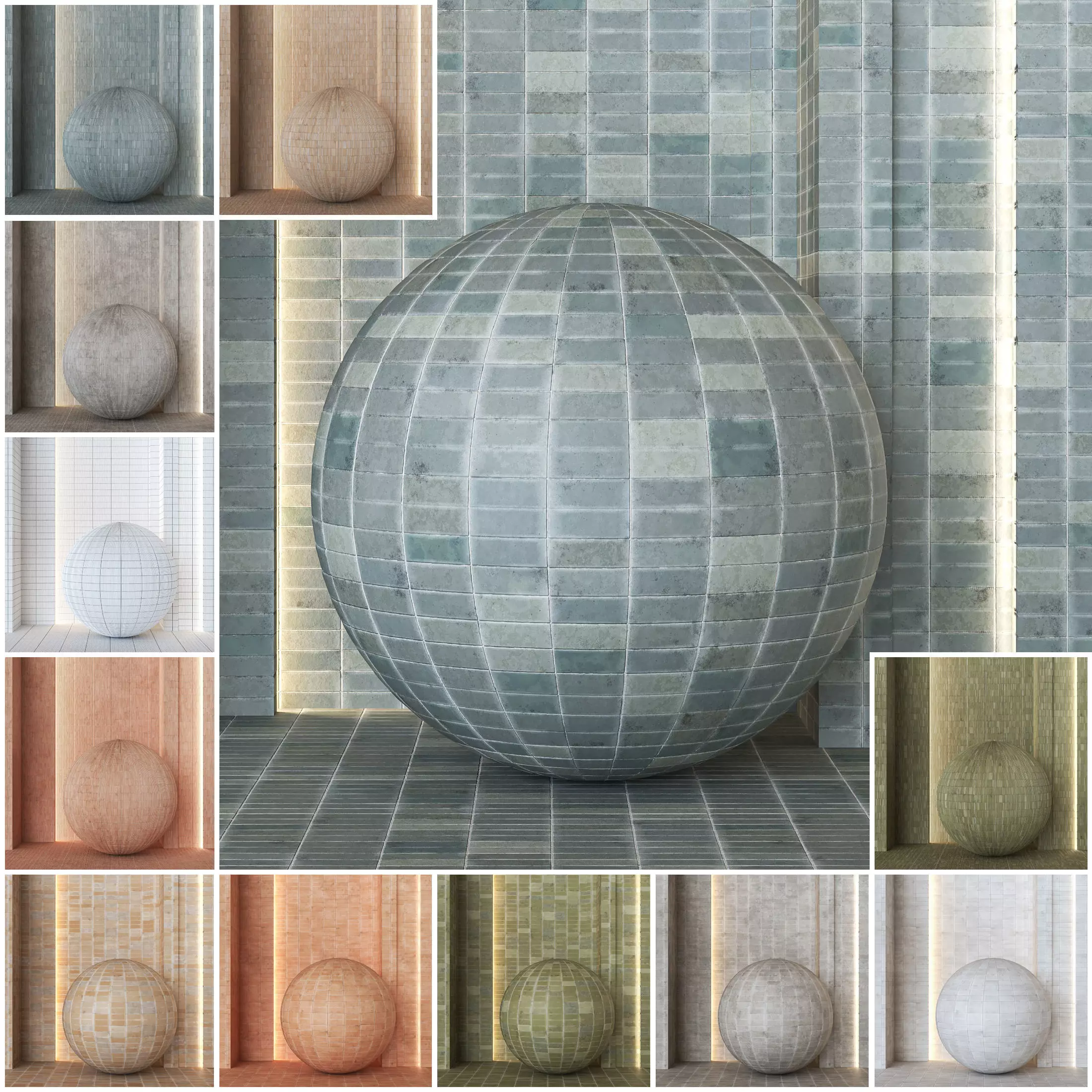 4K Equipe Raku Ceramics Tile Textures - 12 Colors - Premium Texture_0