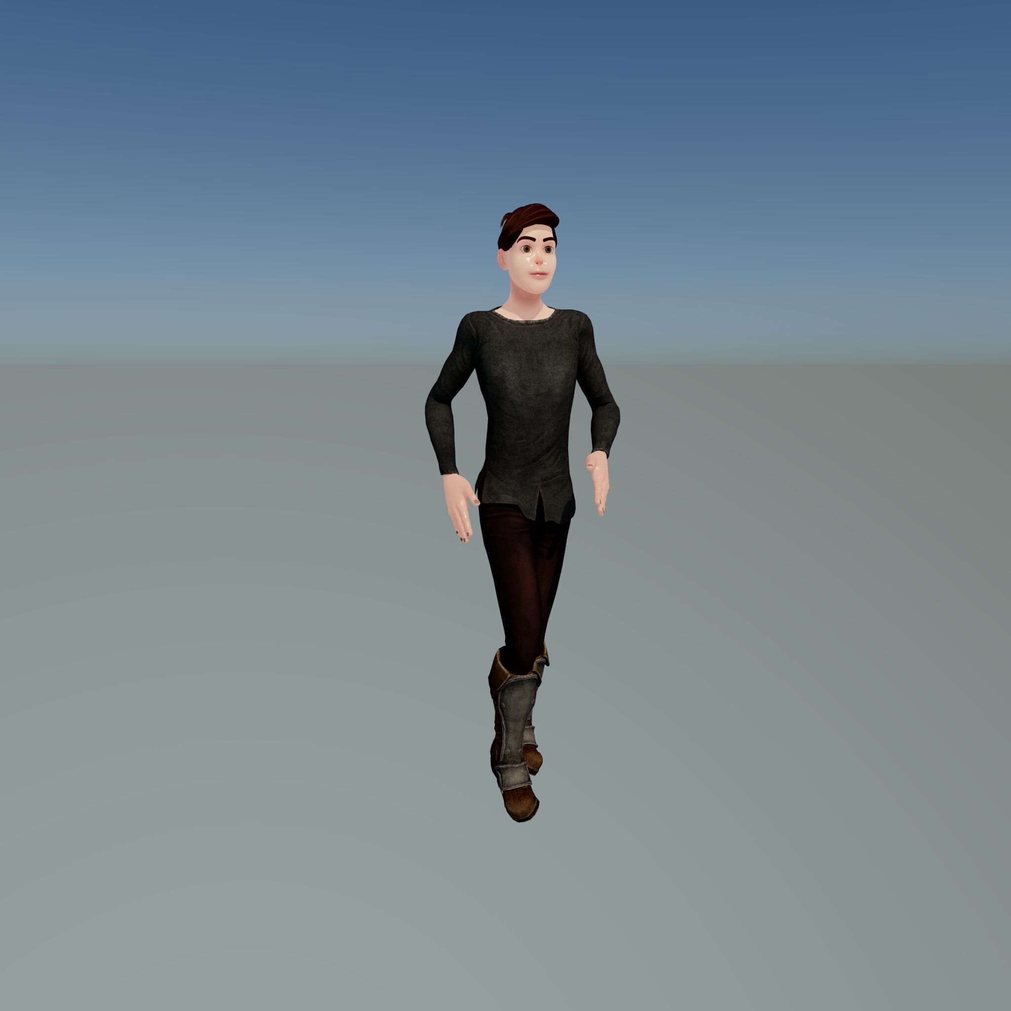 prinse man full rigged Low-poly 3D model_3