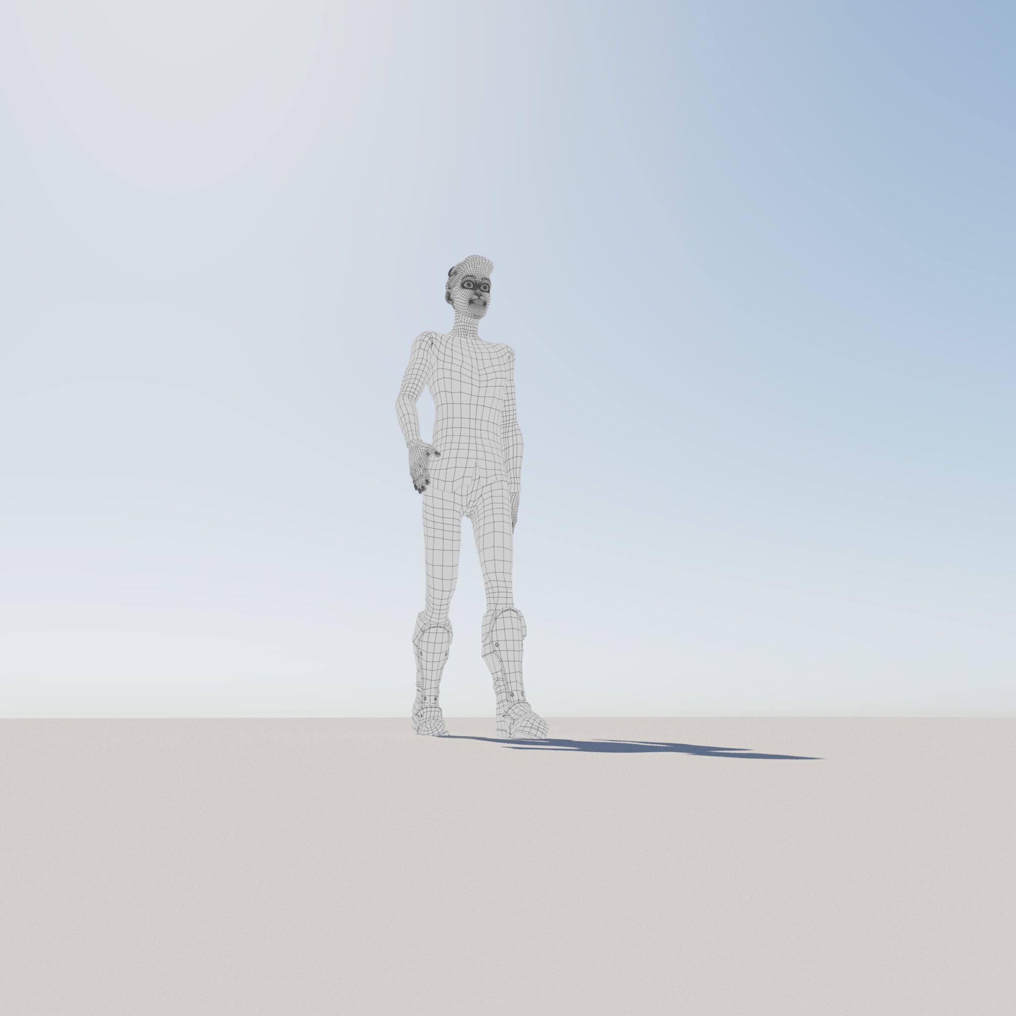prinse man full rigged Low-poly 3D model_2