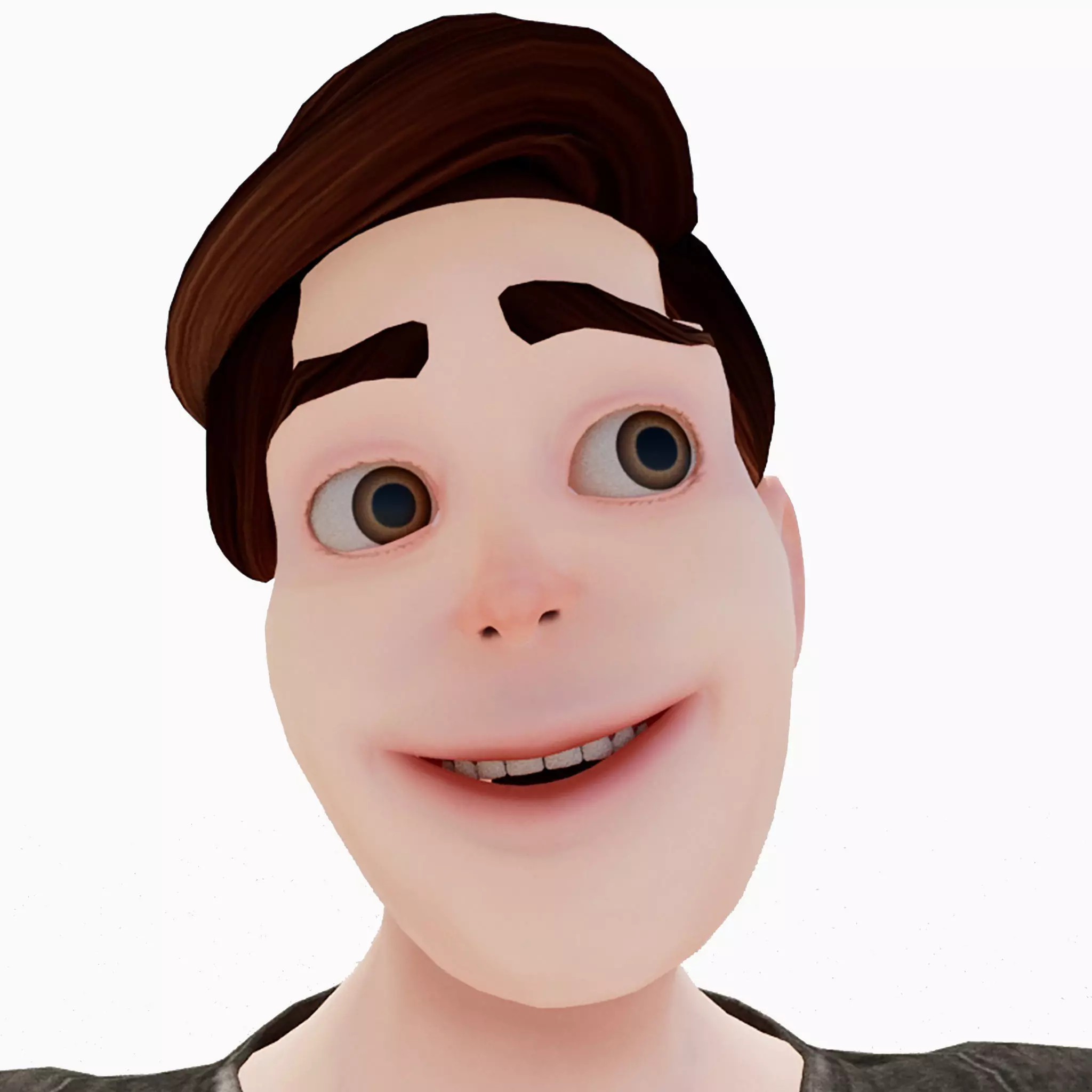 prinse man full rigged Low-poly 3D model_0