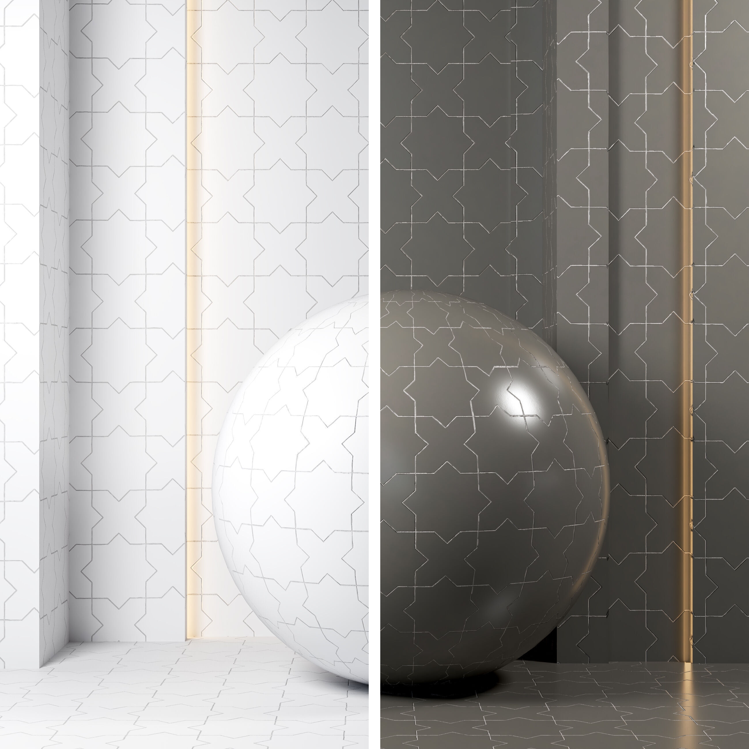 4K Equipe Porto Ceramics Tile Textures - 8 Colors - Seamless Texture_6