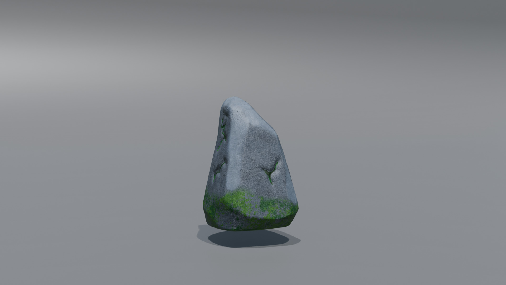 Stone Stilized Low-poly 3D model_8