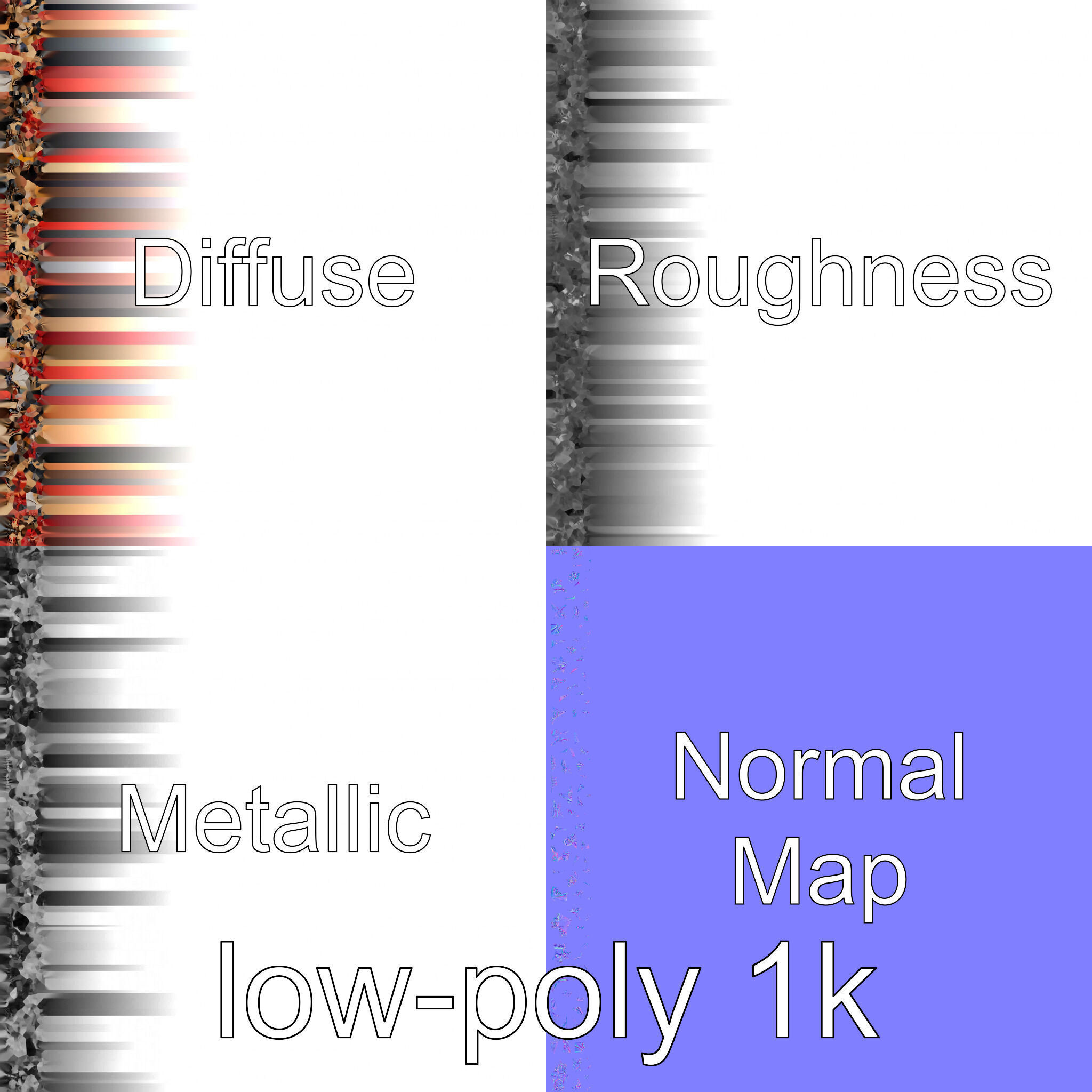 Mechanical Dinosaur Monster with Human Features and Bloody Wo... Low-poly 3D model_1