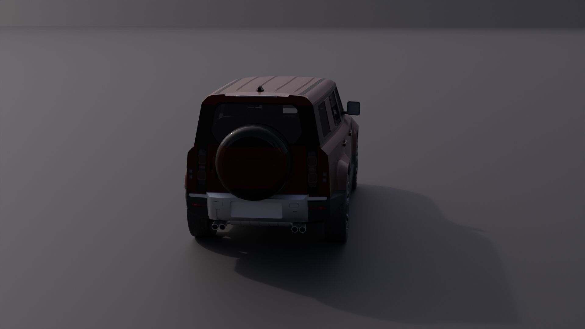 Generic Luxury SUV 10 Low-poly 3D model_11