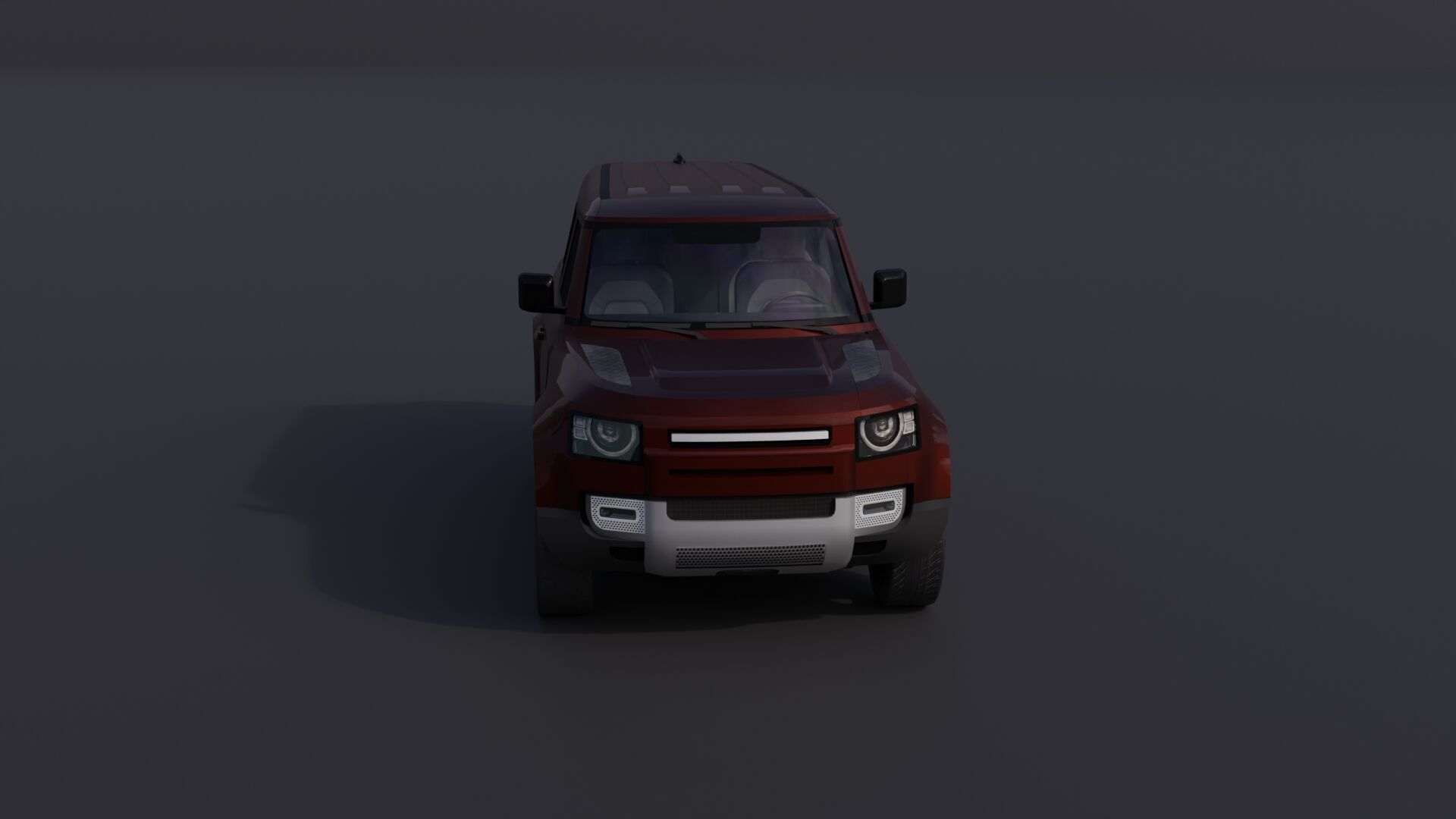 Generic Luxury SUV 10 Low-poly 3D model_25