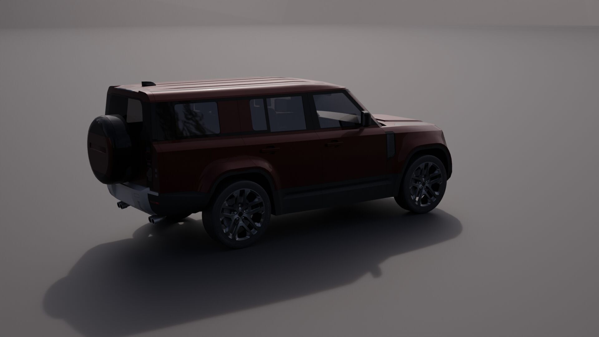 Generic Luxury SUV 10 Low-poly 3D model_15