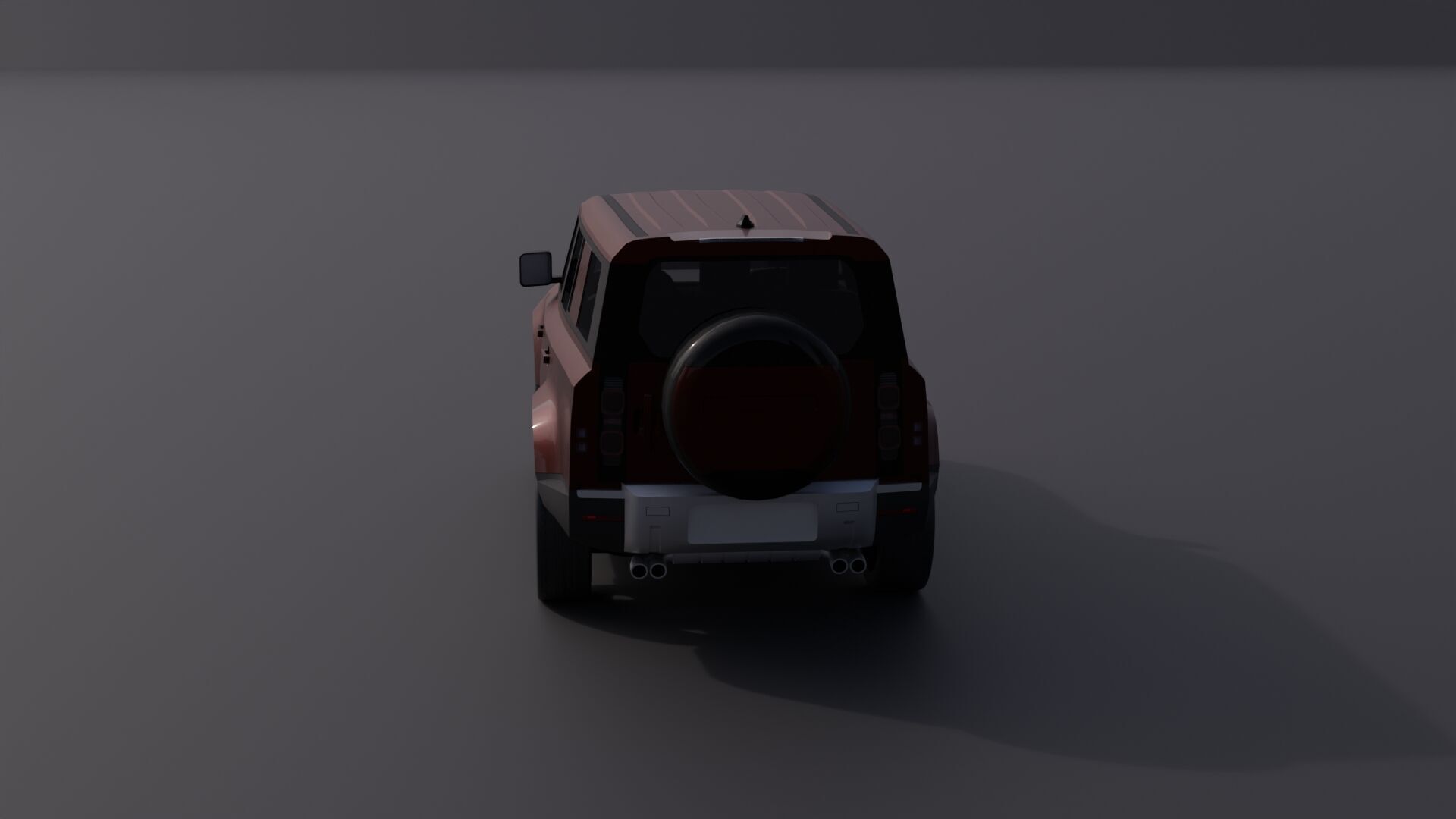 Generic Luxury SUV 10 Low-poly 3D model_10