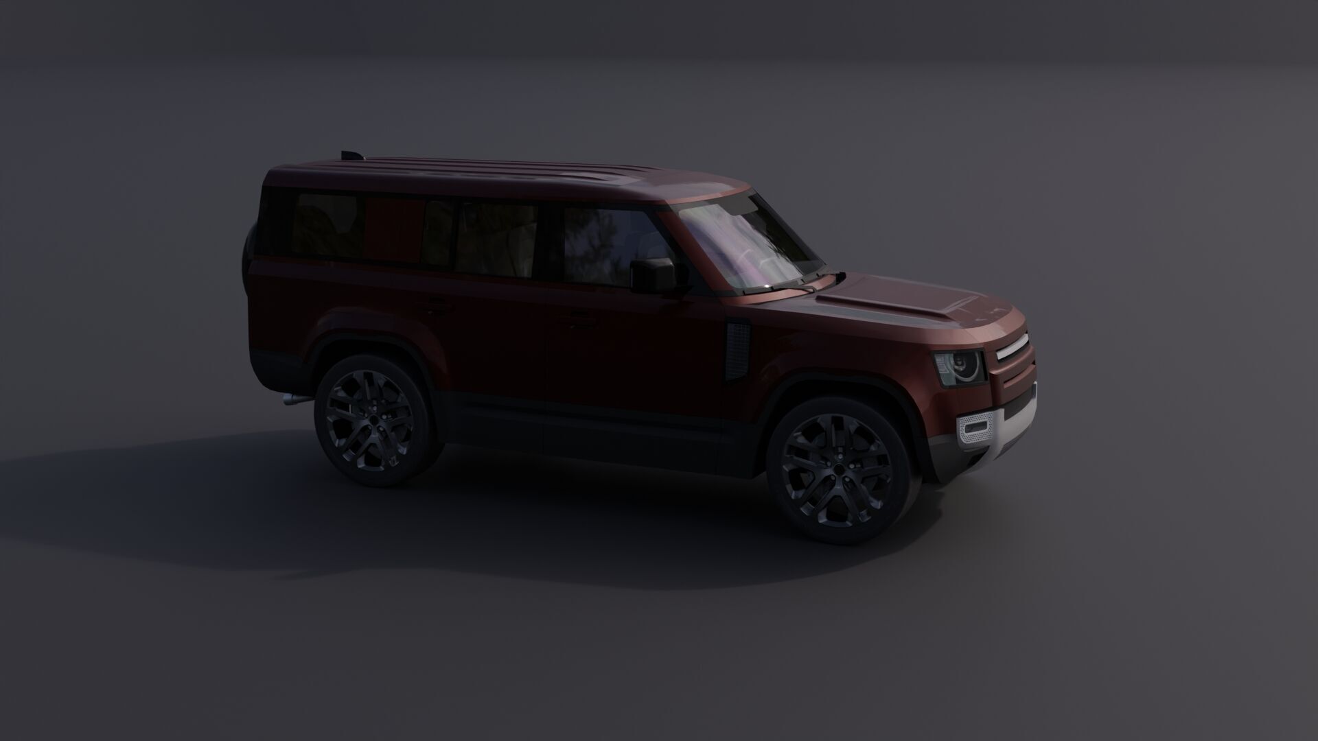 Generic Luxury SUV 10 Low-poly 3D model_20