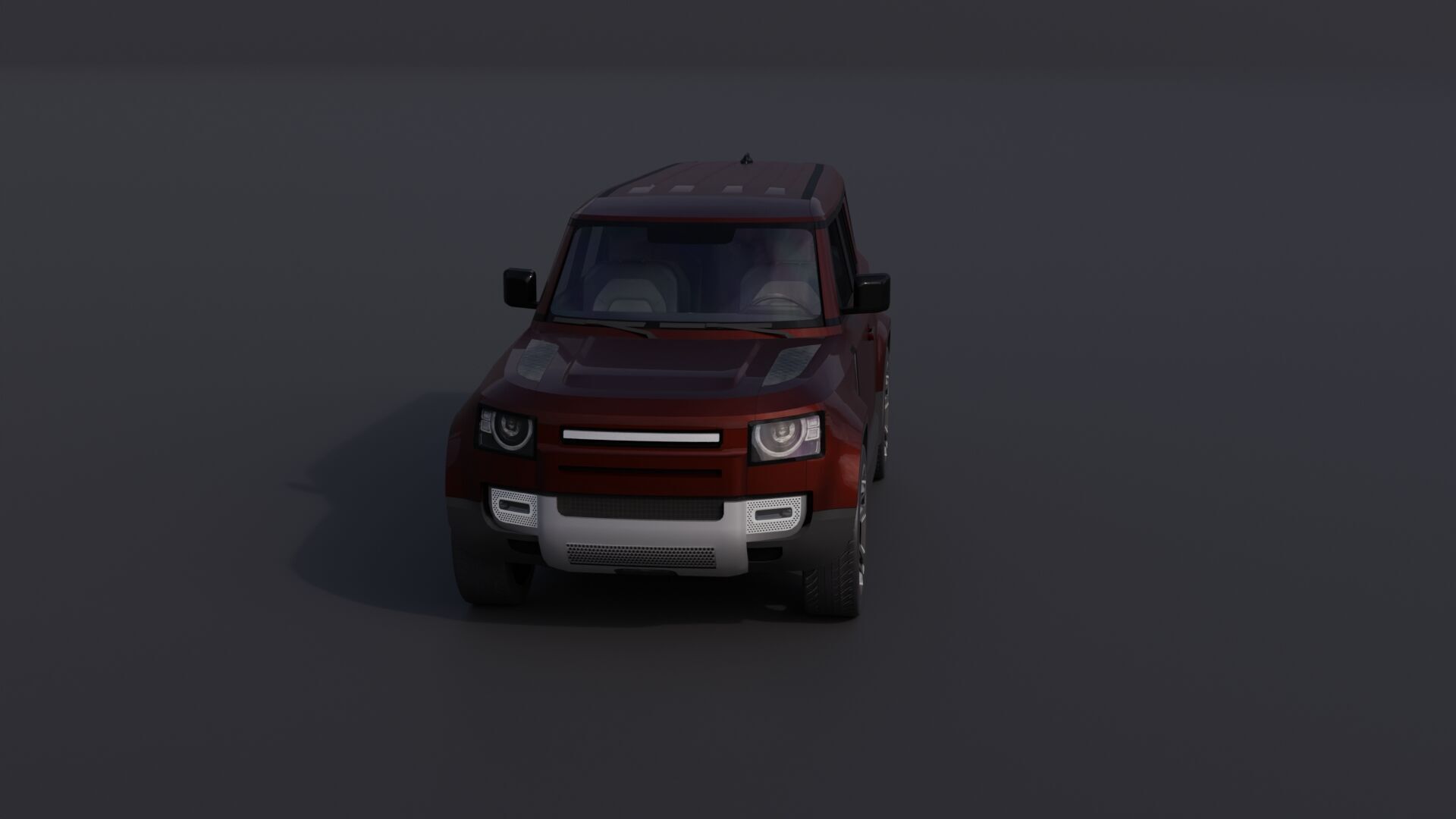 Generic Luxury SUV 10 Low-poly 3D model_26