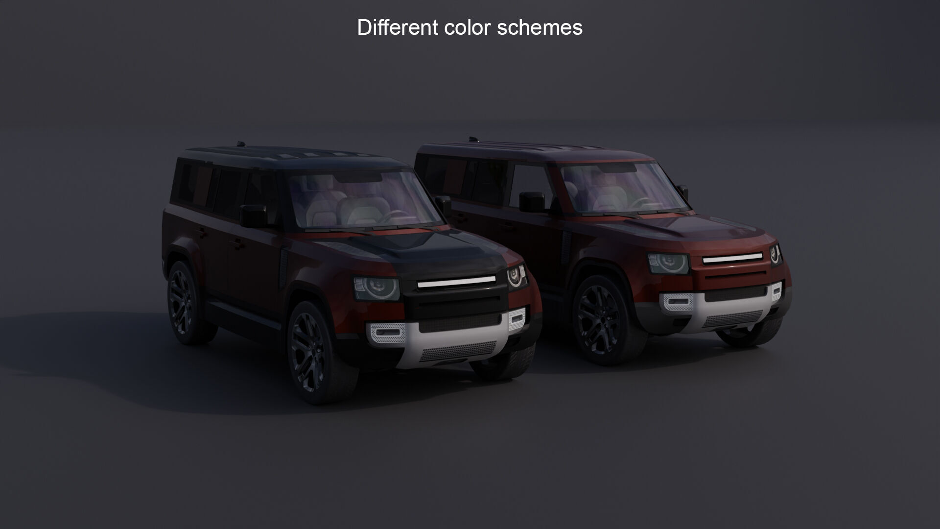 Generic Luxury SUV 10 Low-poly 3D model_1
