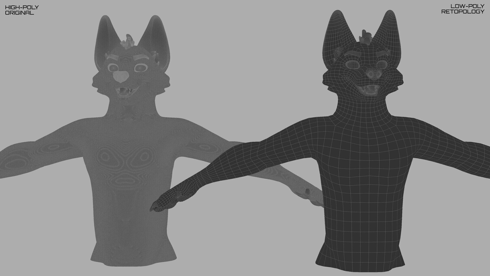 I will create high quality 3D character models  Free low-poly 3D model_3