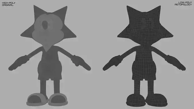 I will create high quality 3D character models  Free low-poly 3D model