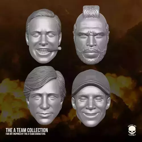 The A Team Collection 3D printable files for action figures