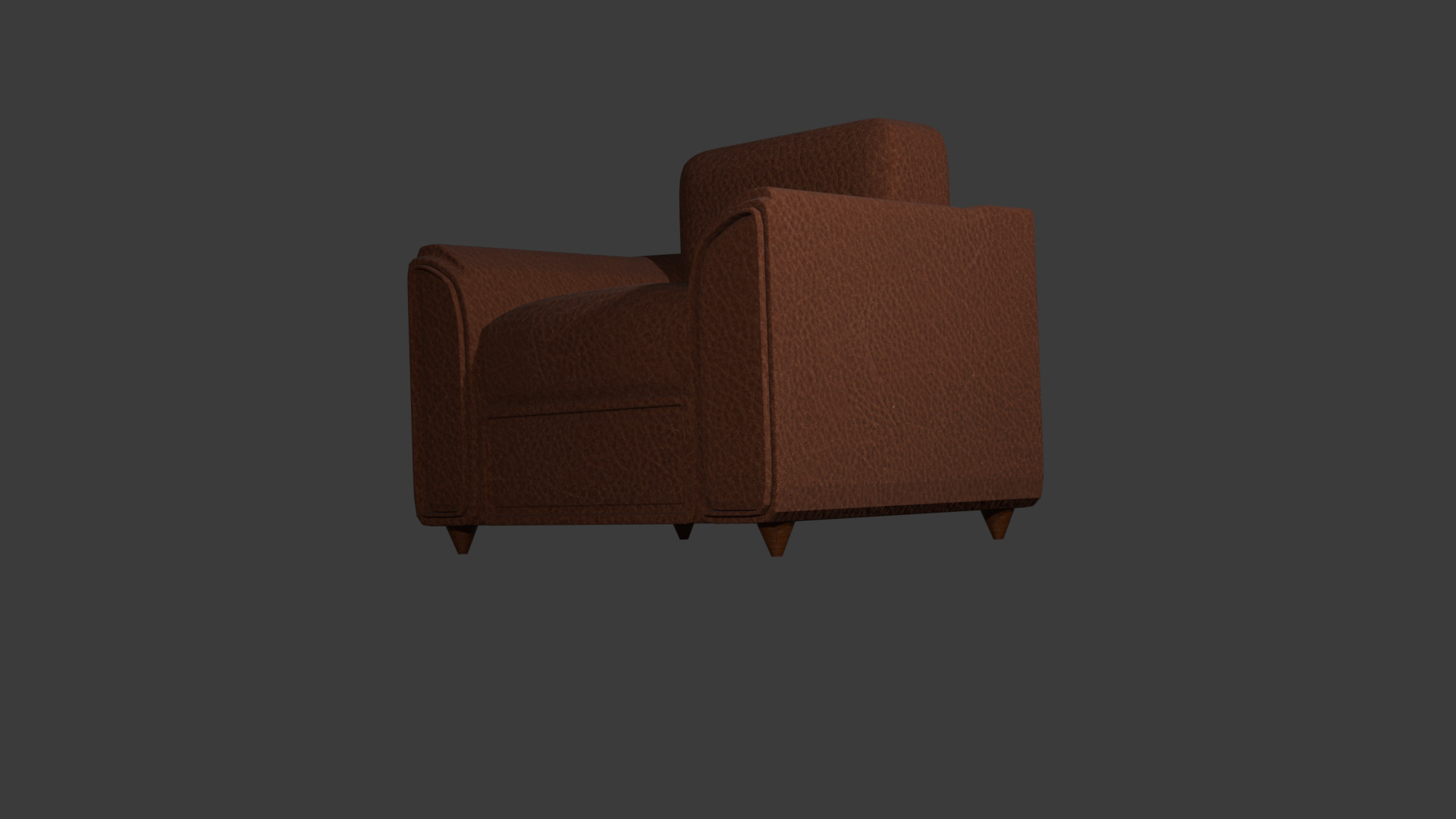 sofa-hause asset Free low-poly 3D model_1