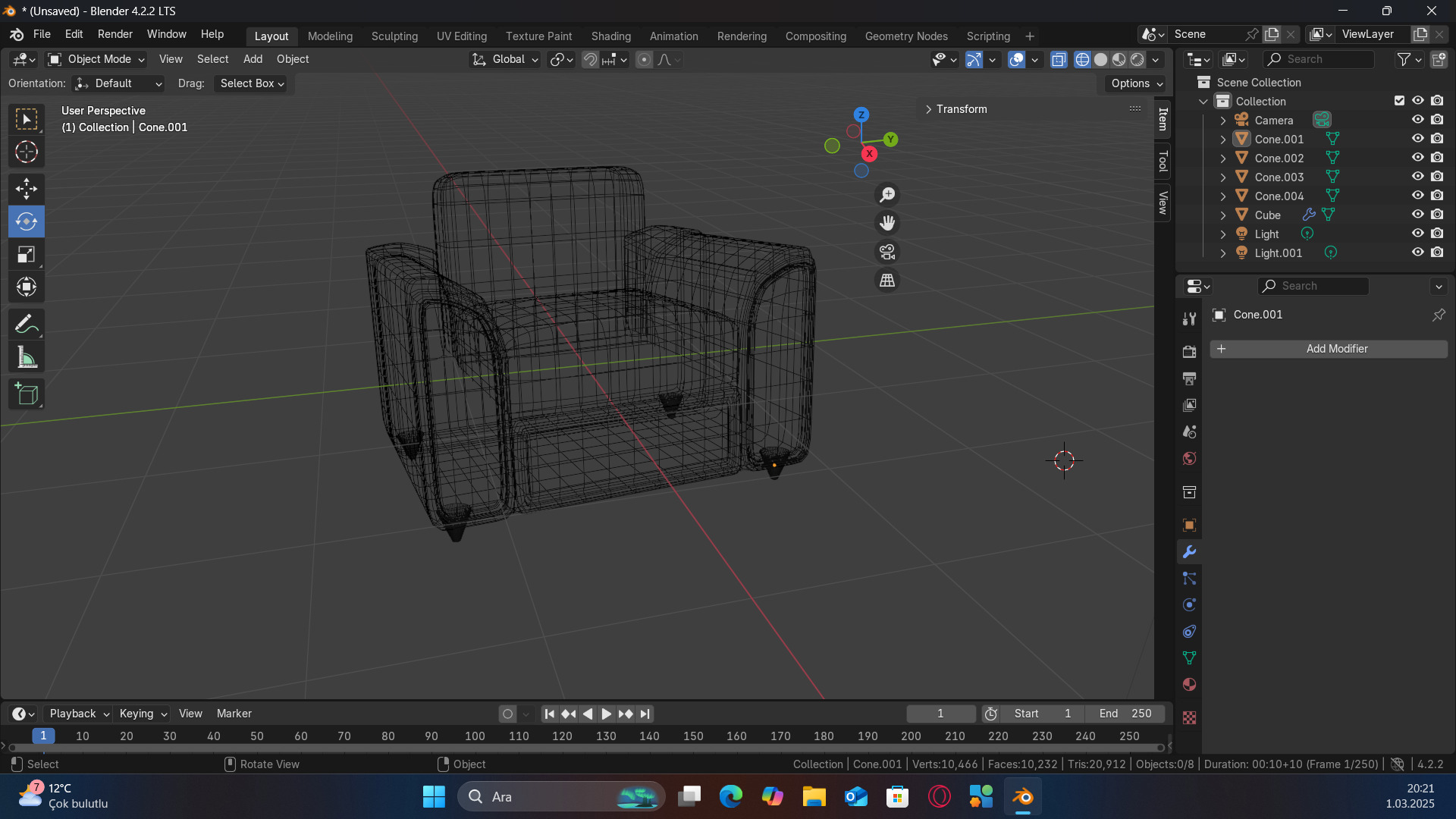 sofa-hause asset Free low-poly 3D model_11
