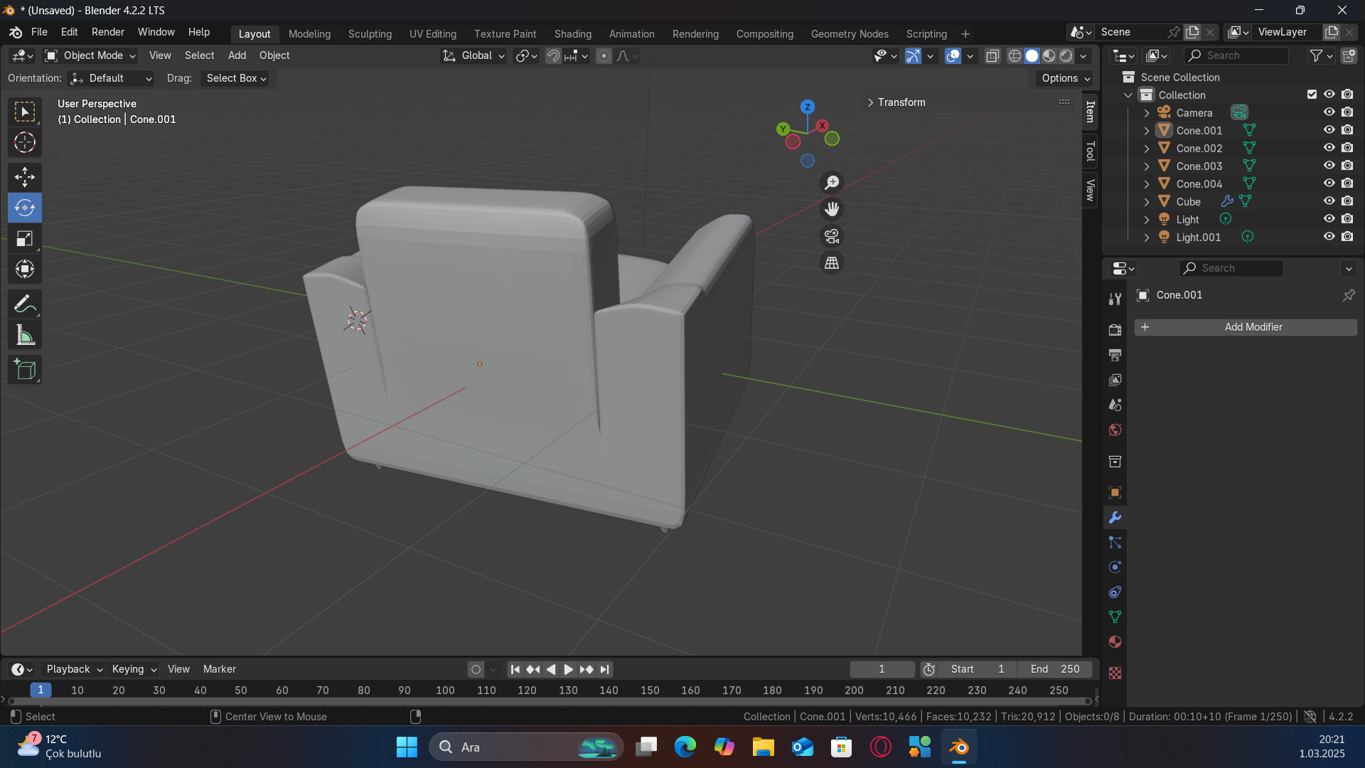 sofa-hause asset Free low-poly 3D model_9