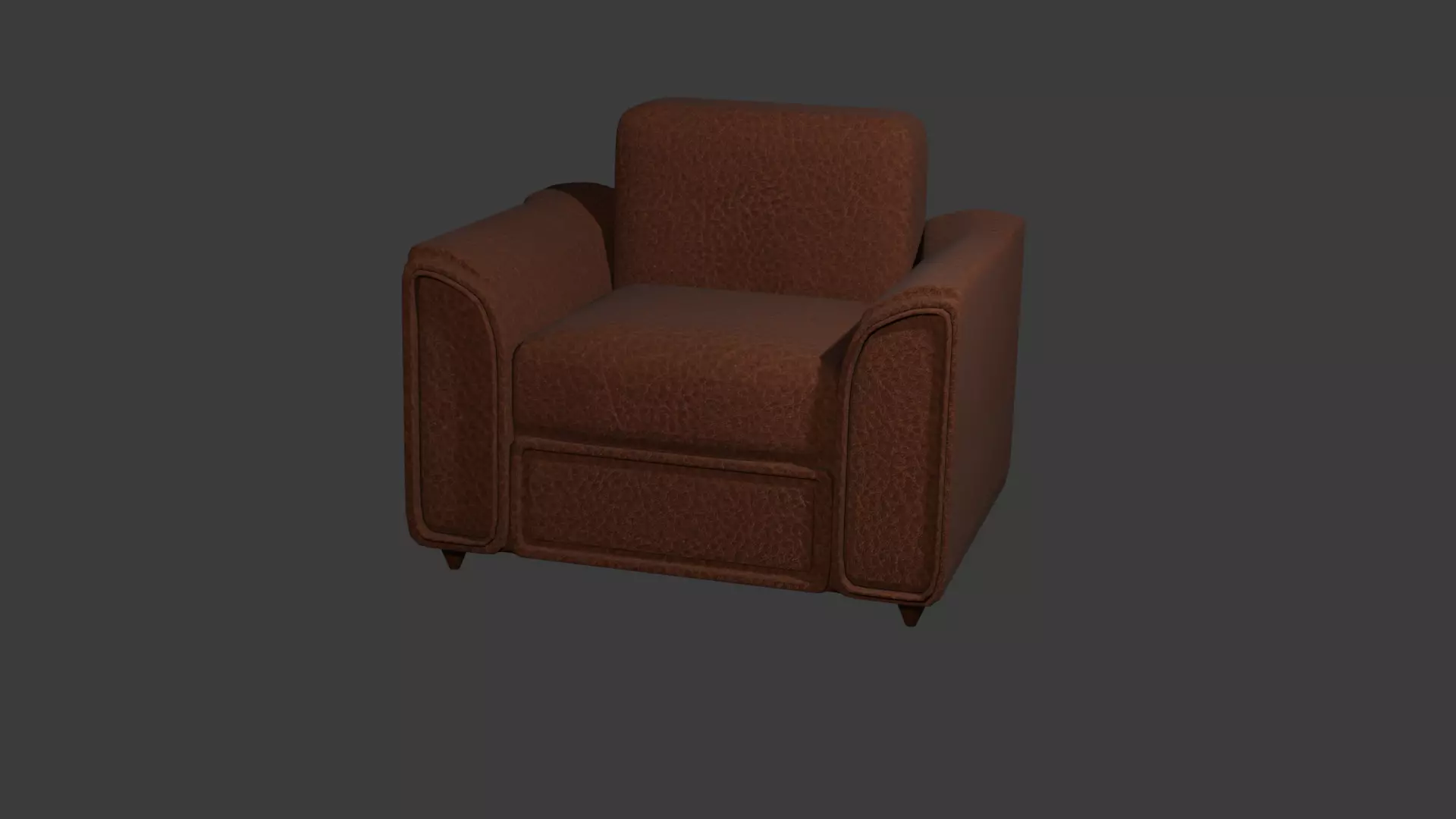 sofa-hause asset Free low-poly 3D model_0