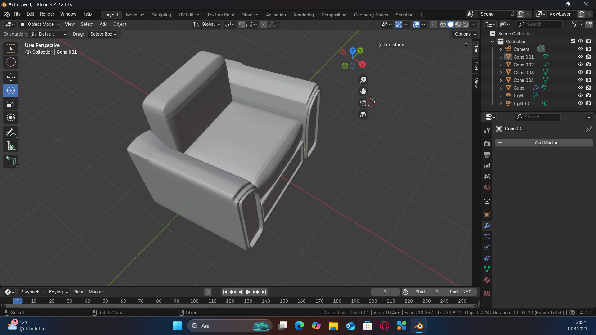 sofa-hause asset Free low-poly 3D model_8