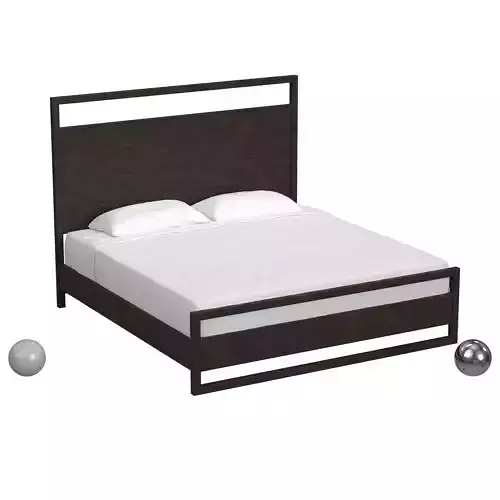 Braddock Complete King Panel Bed