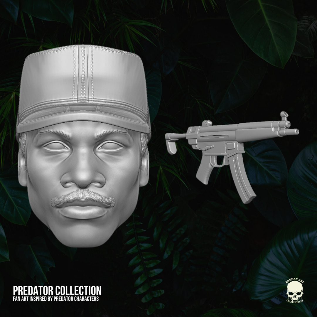 Predator Collection Fan Art 3D printables for Action Figures 3D print model_12