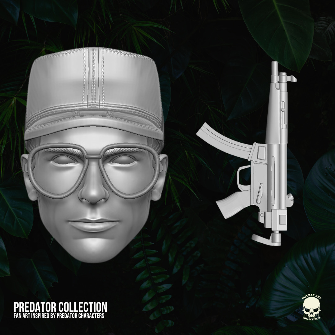 Predator Collection Fan Art 3D printables for Action Figures 3D print model_6