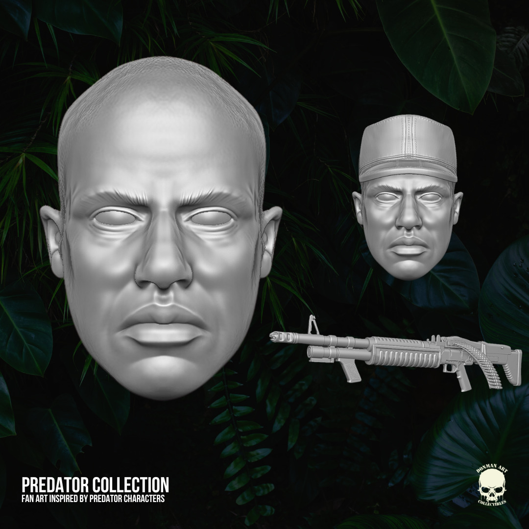 Predator Collection Fan Art 3D printables for Action Figures 3D print model_17