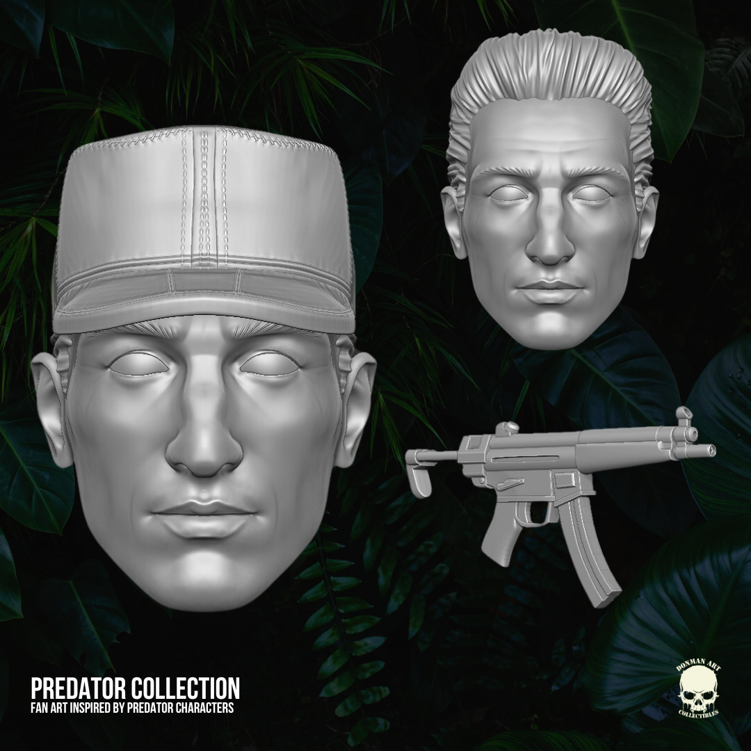 Predator Collection Fan Art 3D printables for Action Figures 3D print model_5