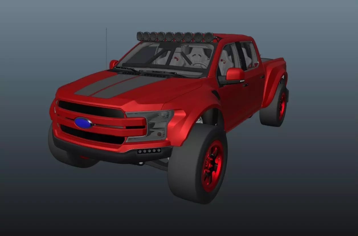 Ford F-150 Prerunner  2018 3D model_0
