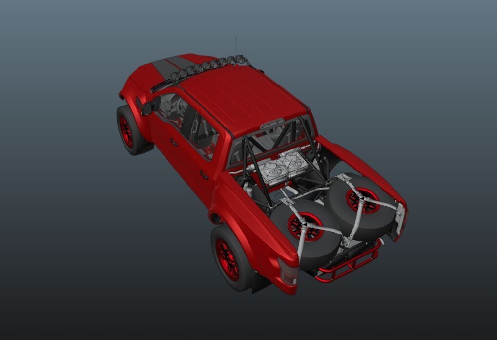 Ford F-150 Prerunner  2018 3D model_4