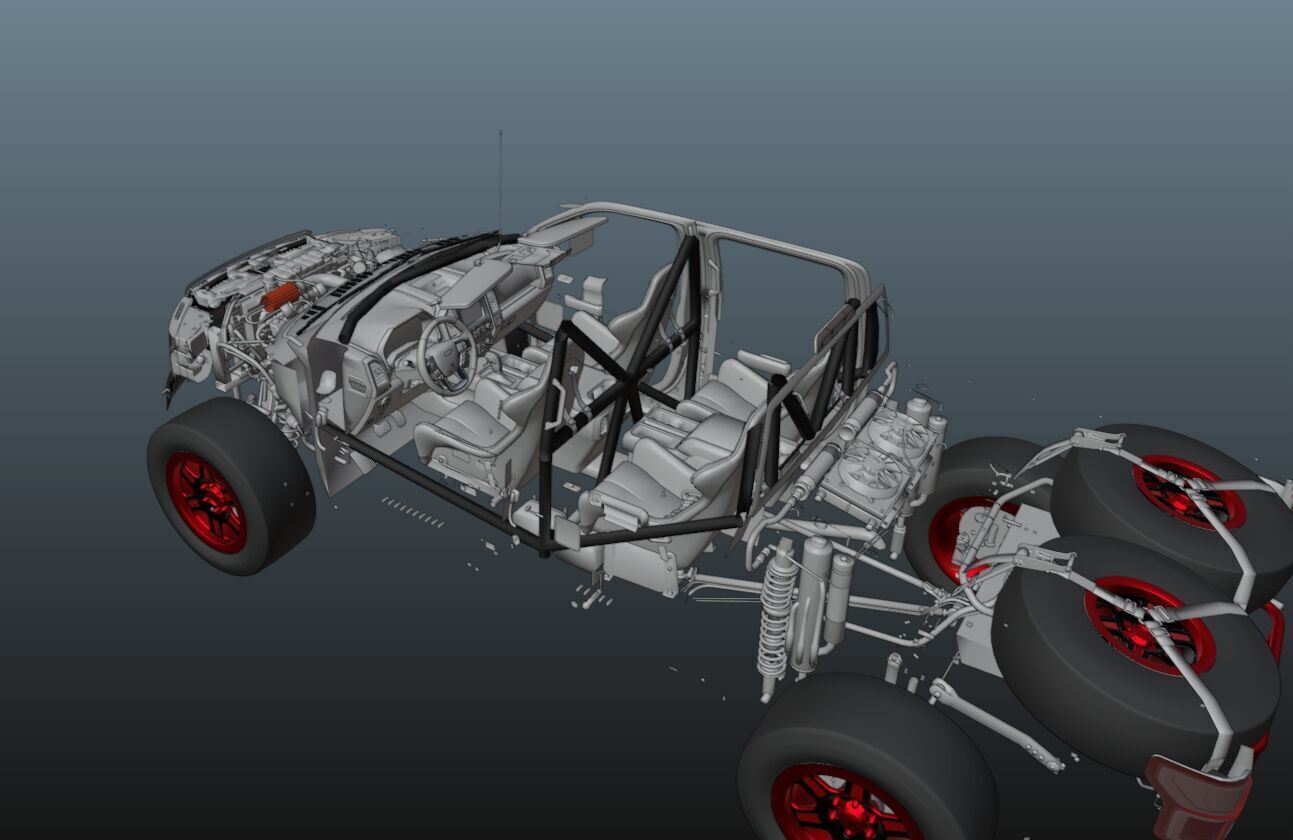 Ford F-150 Prerunner  2018 3D model_7