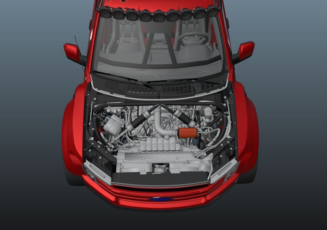 Ford F-150 Prerunner  2018 3D model_5