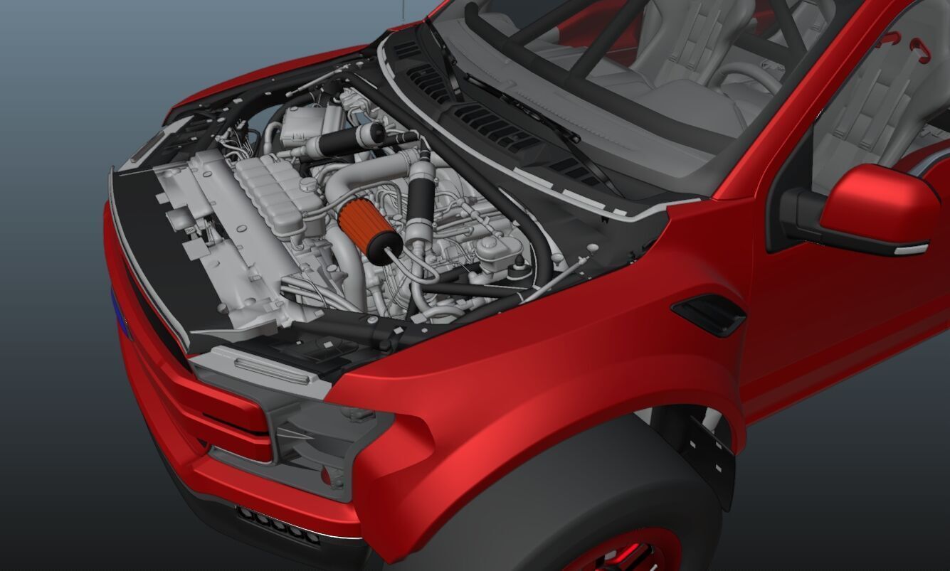 Ford F-150 Prerunner  2018 3D model_1