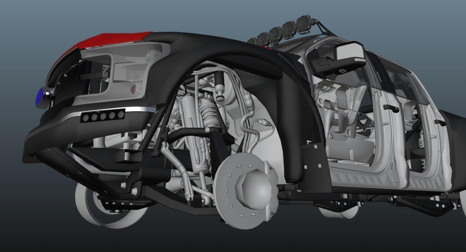 Ford F-150 Prerunner  2018 3D model_8