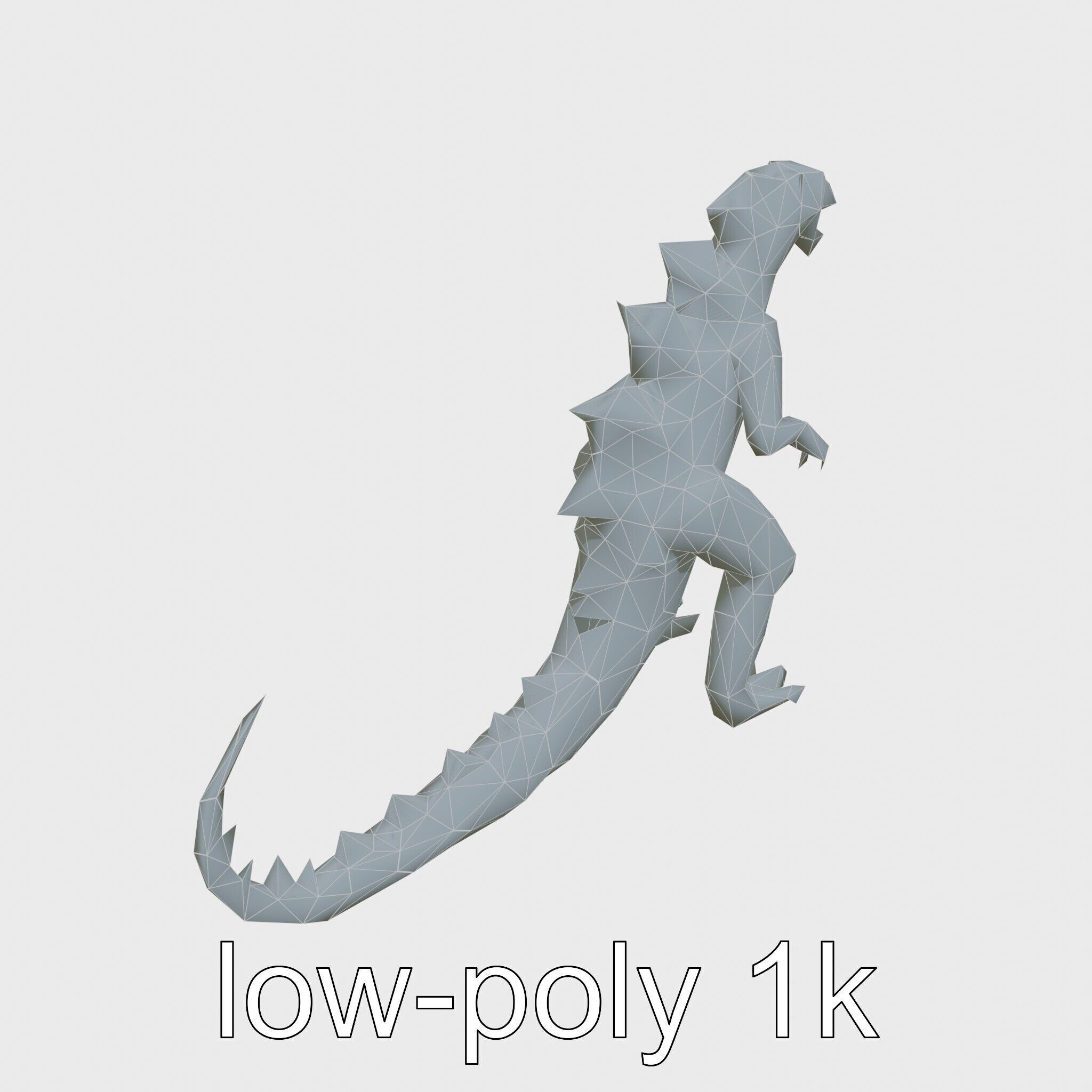 Lava Monster With Glowing Eyes 3D Model Low-poly 3D model_12