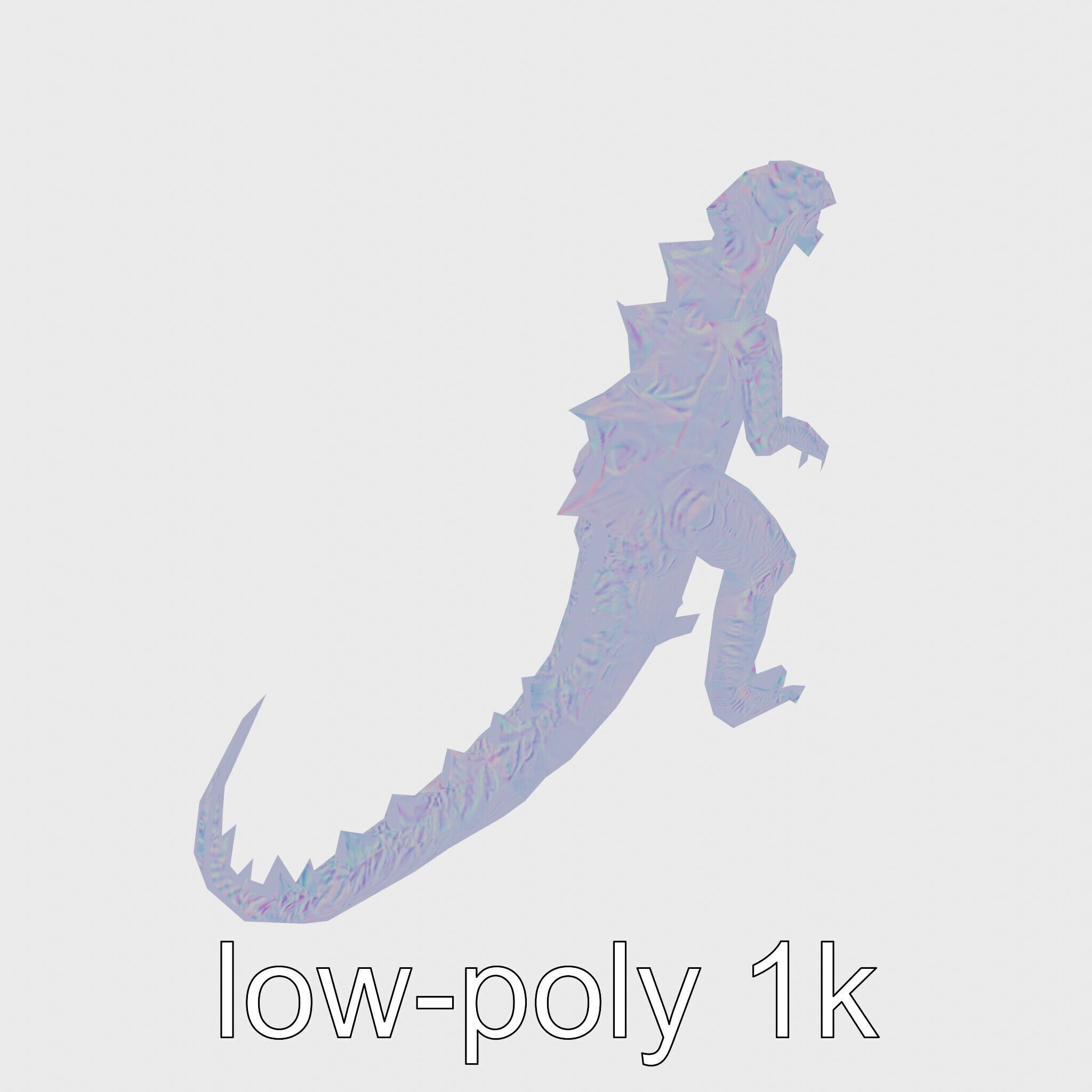 Lava Monster With Glowing Eyes 3D Model Low-poly 3D model_13