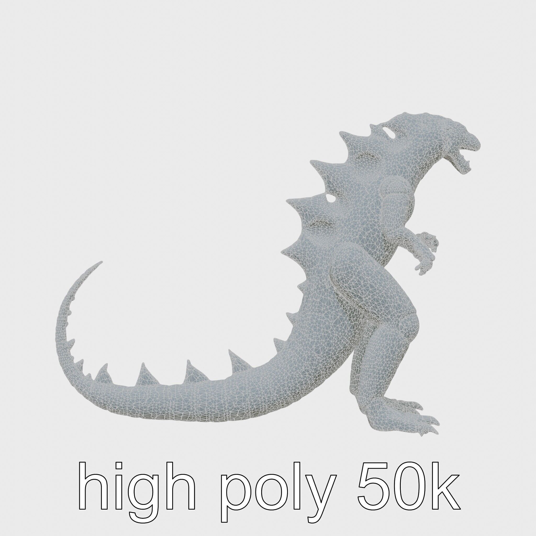 Lava Monster With Glowing Eyes 3D Model Low-poly 3D model_27