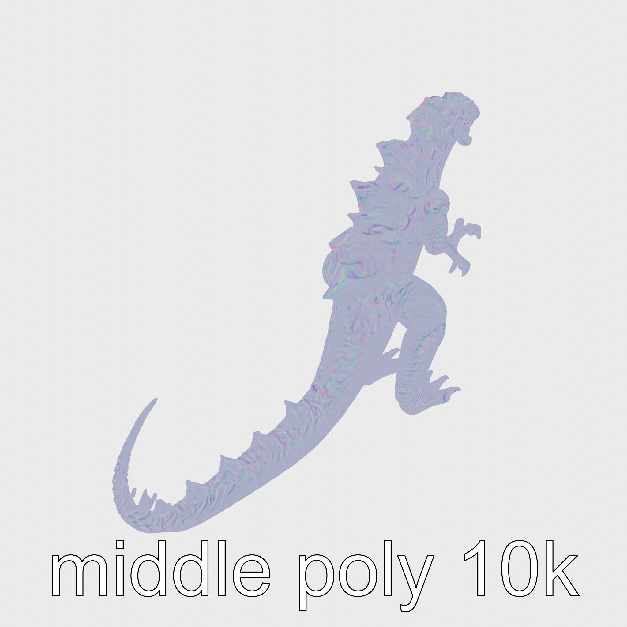 Lava Monster With Glowing Eyes 3D Model Low-poly 3D model_15